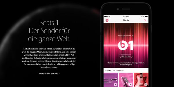 Beworben wird vor allem Beats 1, Apple Music bietet aber weitaus mehr