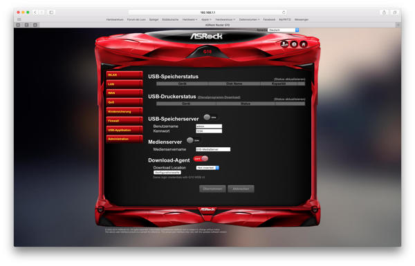 ASRock G10 - Die Firmware