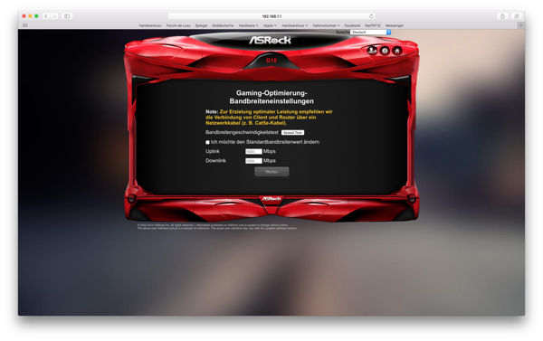 ASRock G10 - Die Firmware