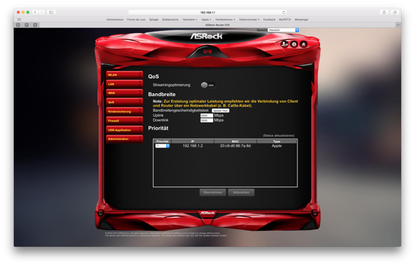 ASRock G10 - Die Firmware
