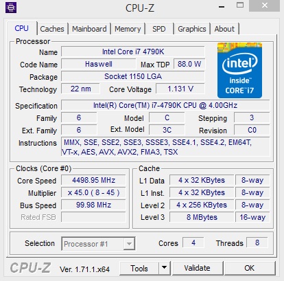 4790k 45 cpuz