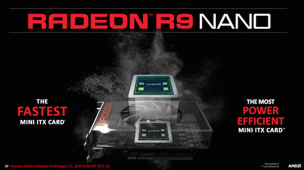 Präsentation zur AMD Radeon R9 Nano