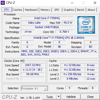 asus gl753vd cpuz