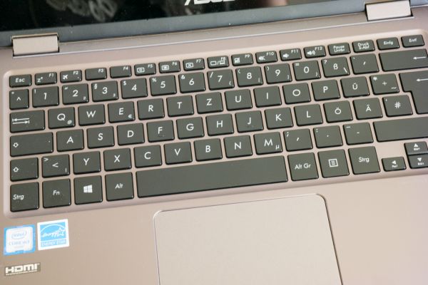 Abgesehen von der fehlenden Beleuchtung überzeugt die Tastatur