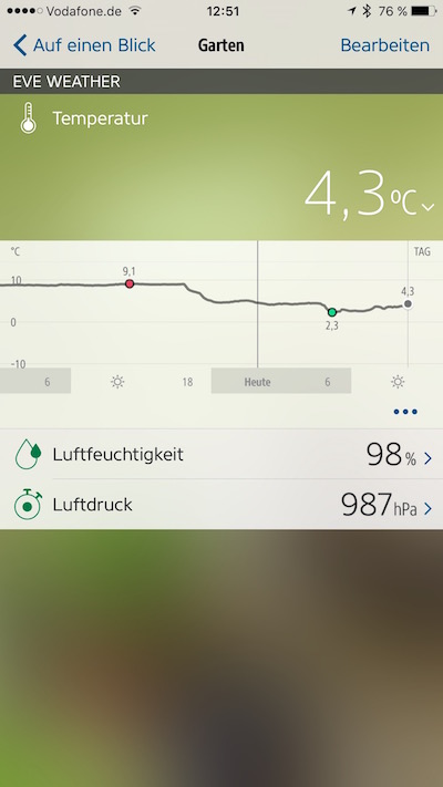 Elgato Eve Weather - Software