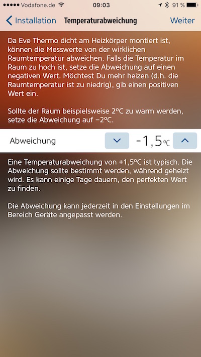 Elgato Eve Thermo - Software