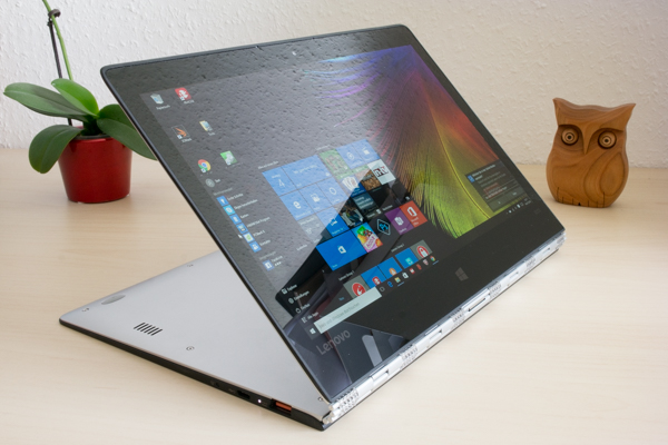 Unabhängig vom gewählten Modus bietet das Lenovo Yoga 900S zu viel Durchschnitt