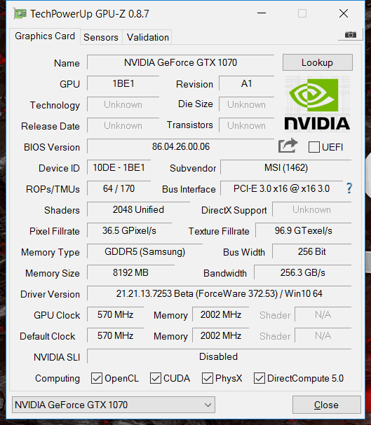 msi gt62vr gtx1070