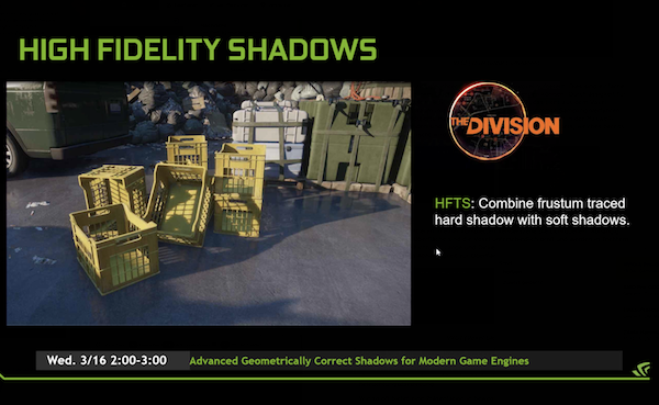 NVIDIA GameWorks 3.1 - High Fidality Shadows