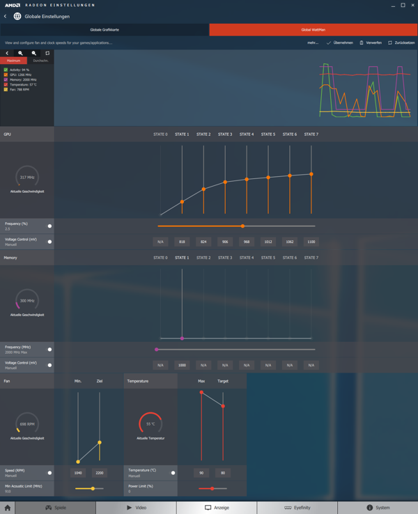 AMD Radeon Software 16.2.2 mit der Radeon RX 480