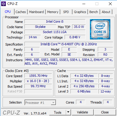 zptac zbox en1060 cpuz