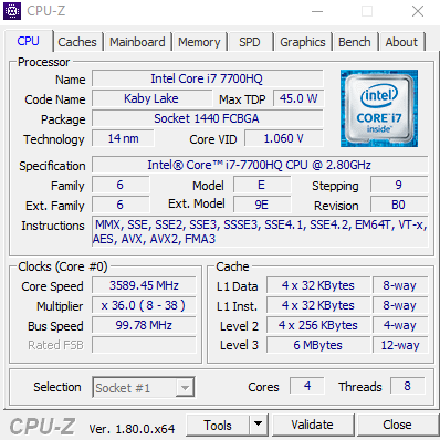 acer triton300 cpuz