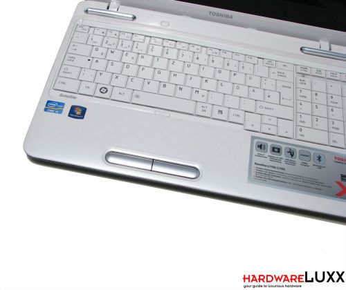 Toshiba Qosmio X770 touchpad