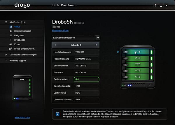 drobo5n dash 05s