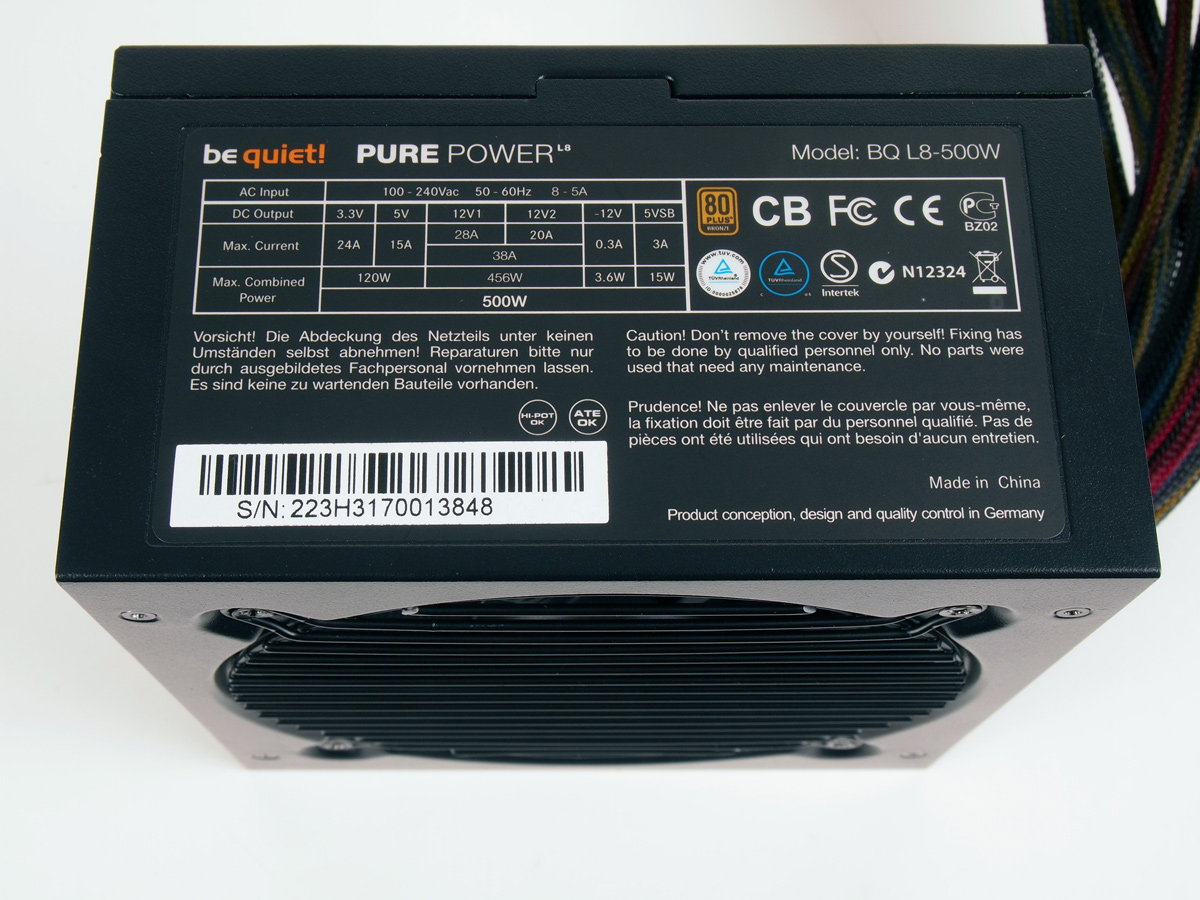 Be Quiet Pure Power L8 500w Seite 2 Hardwareluxx