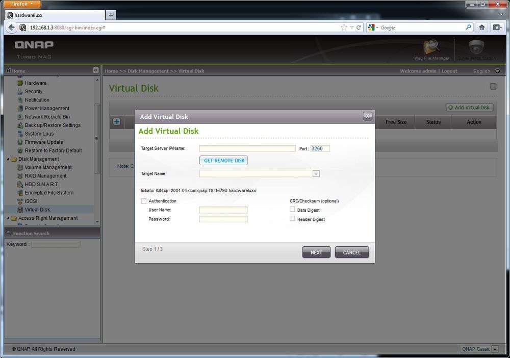 Virtual Disk