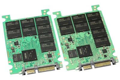 Die Platinen der SSD 840 und 840 Pro sind praktisch nicht zu unterscheiden
