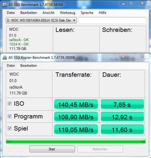 WD Black² WD1001X06X AS SSD
