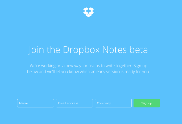 dropboxnotessignup