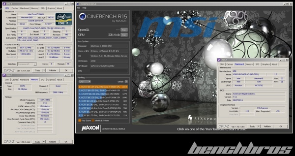 Weltrekord der BenchBros im Cinebench R15