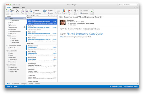 Neues Microsoft Outlook für Mac