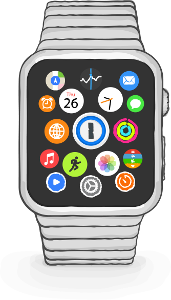 1Password mit Erweiterung für die Apple Watch