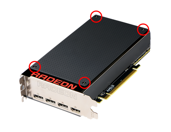 AMD Radeon R9 Fury X - Modifikation der vorderen Gehäuseabdeckung möglich