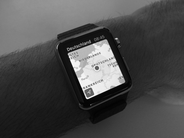 apple watch gps map