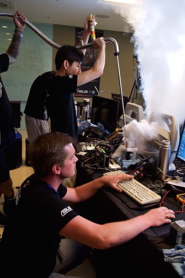 Dancop auf dem Extrem-OC-Event Absolute Zero von ASUS