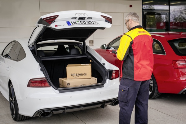 DHL liefert Amazon-Bestellung direkt in den eigenen Kofferraum