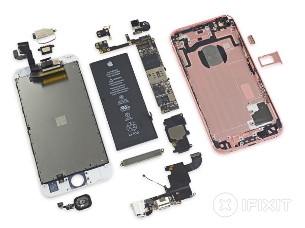 Teardown des iPhone 6s durch iFixit