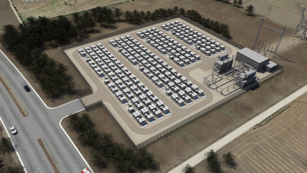 Tesla Powerblocks zur Versorgung von Industrieanlagen