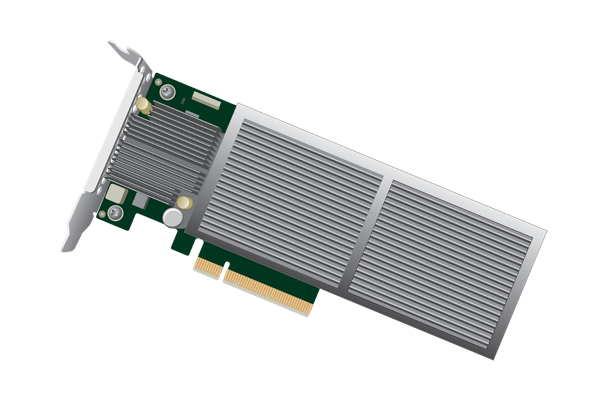 Schematische Zeichnung zur PCI-Express-SSD von Seagate