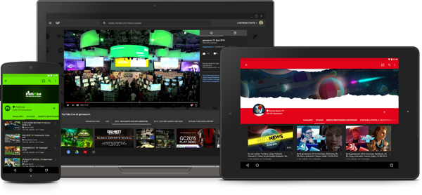 YouTube Gaming auf verschiedenen Plattformen