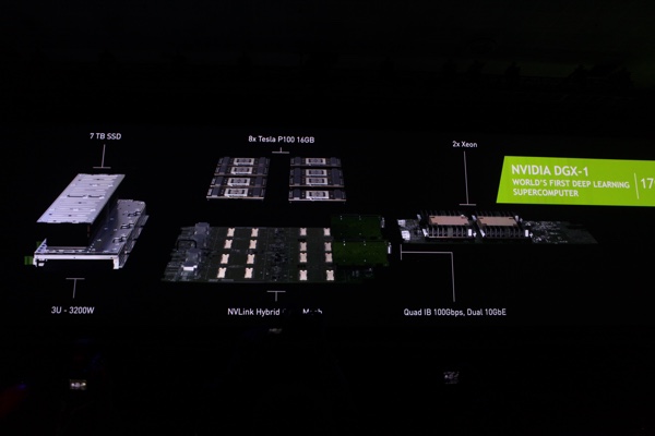 NVIDIA DGX-1 Supercomputer mit acht Tesla P100
