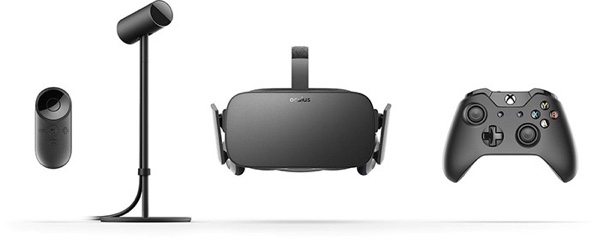 Lieferumfang der Oculus Rift