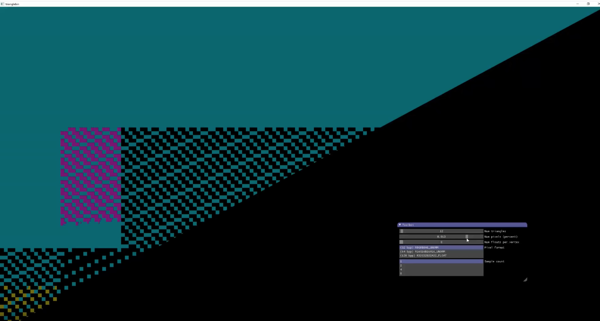 Software zur Darstellung der Tile Based Rasterization
