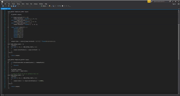 Software zur Darstellung der Tile Based Rasterization