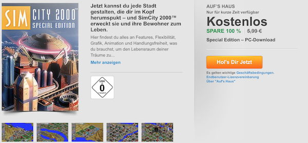 ea origin aufshaus simcity2000 k