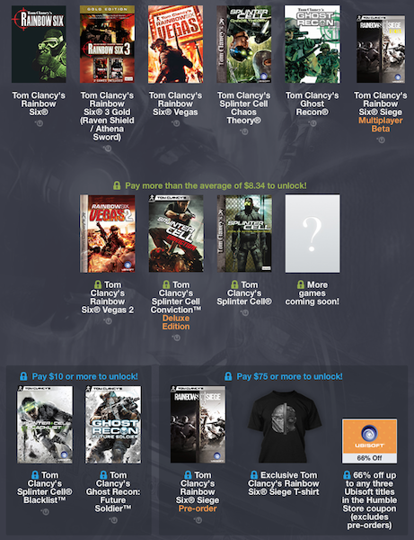 tom clancy humble bundle k