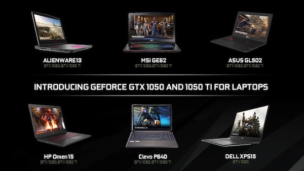 nvidia GTX 1050 Laptops k