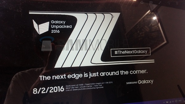 samsung galaxy note 7 unpacked 2016