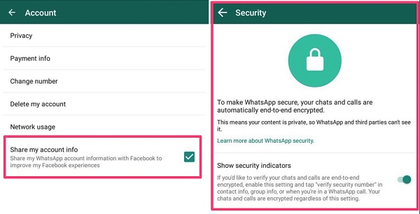 whatsapp facebook teilen klein