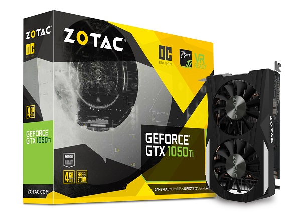 Zotac GeForce GTX 1050 Ti OC