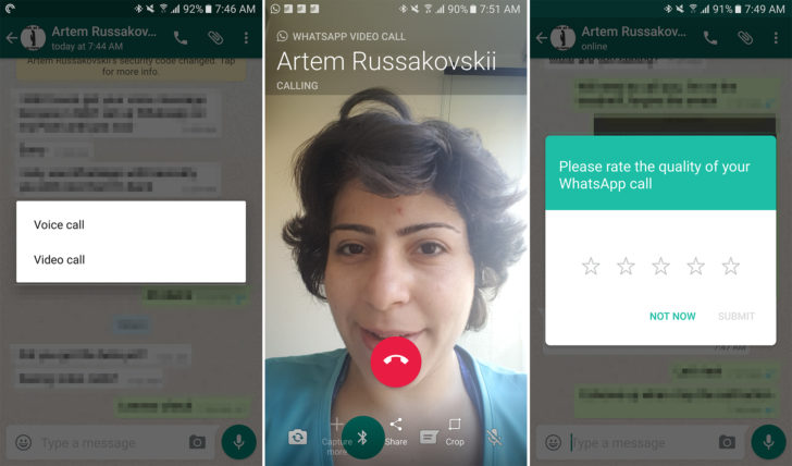whatsapp videocall