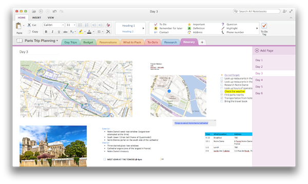 onenote osx