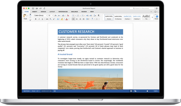 Word für Mac 2016: Die Office-Suite rückt deutlich näher an die aktuelle Windows-Version heran