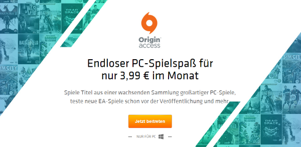 Aktuelle Blockbuster darf man nicht erwarten, für knapp 4 Euro bietet EA vor allem ältere Titel