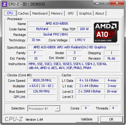 amd richland record