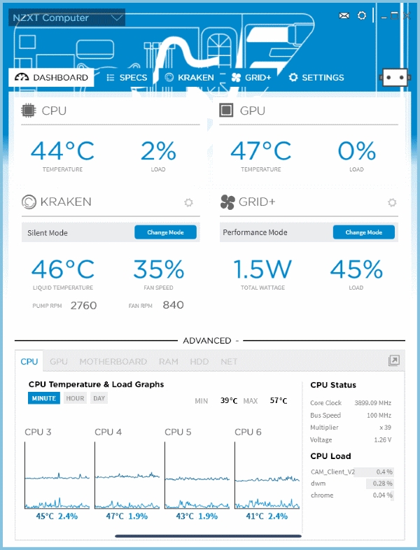 nzxt cam 2.0